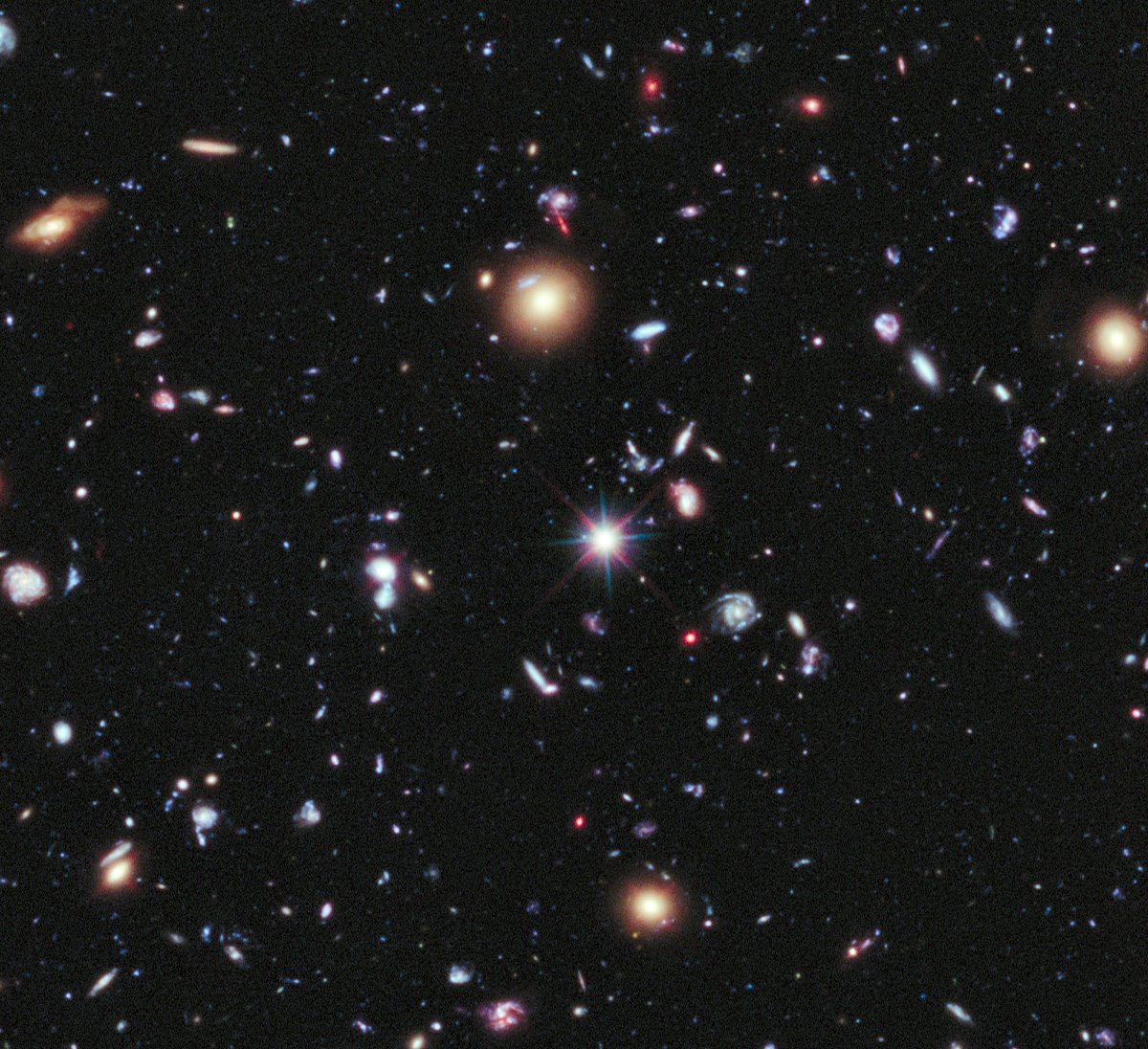 HST eXtreme Deep Field (XDF)_NASA, ESA, G Illingworth, D Magee, + P Oesch (Uni of California, SC), R Bouwens (Leiden Uni), + HUDF09 Team_STScI-2012-37(Sep 25)B_1200w_1096h